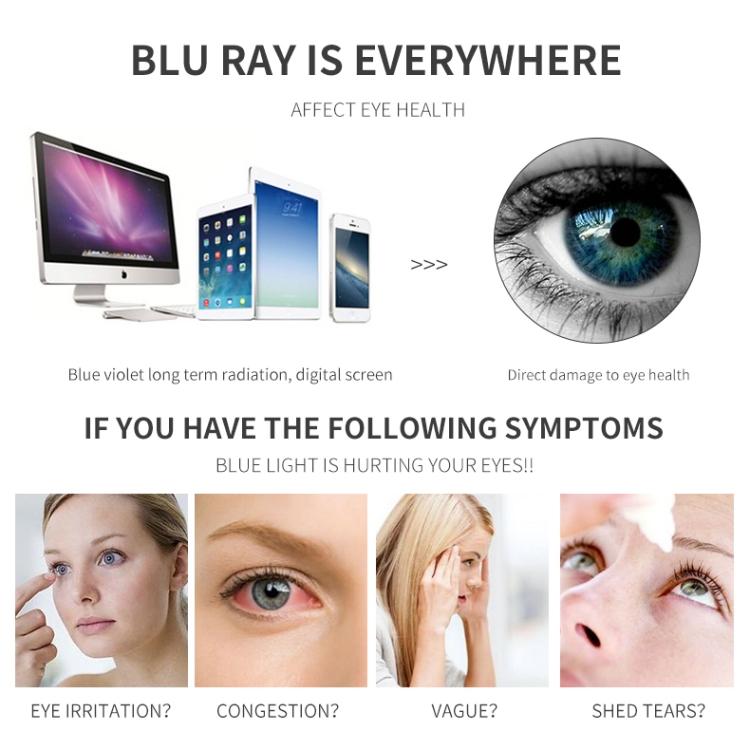 Anti Blue Rays Goggles Glasses Men Women Radiation Resistant Glasses Frame Computer Transparent Blue Film Eyeglasses(Leopard)