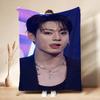 Moody Portrait Idol Pattern Blanket Machine Washable Fleece Blanket For Living Room Sofa Bedroom Bed Lightweight Home Decor Great Holiday Gift