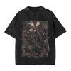 Residents Evils Requiem Washed T Shirts Streetwear Hip Hop Cool T-Shirt Tees for Men Women Short Sleeve Harajuku Printed