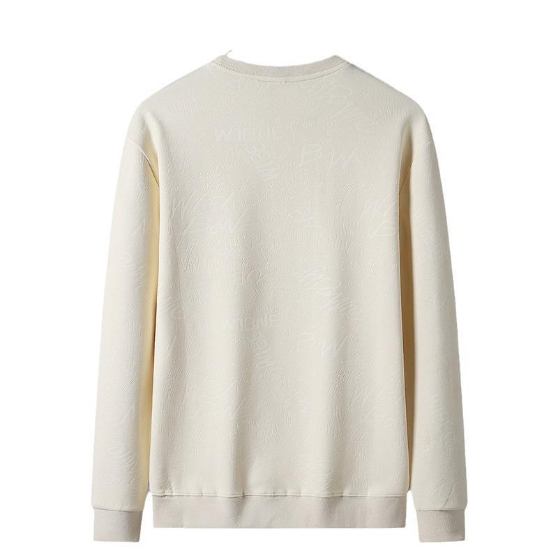 Spring/Autumn 2024 Men's Japanese Style Round Neck Hoodie - Trendy, High Quality, Versatile, Loose Casual Fashion Top.