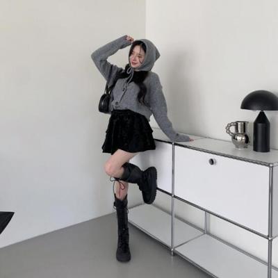 New ArrivalS Open Run Women S caSual Flare campuS Mini Skirt