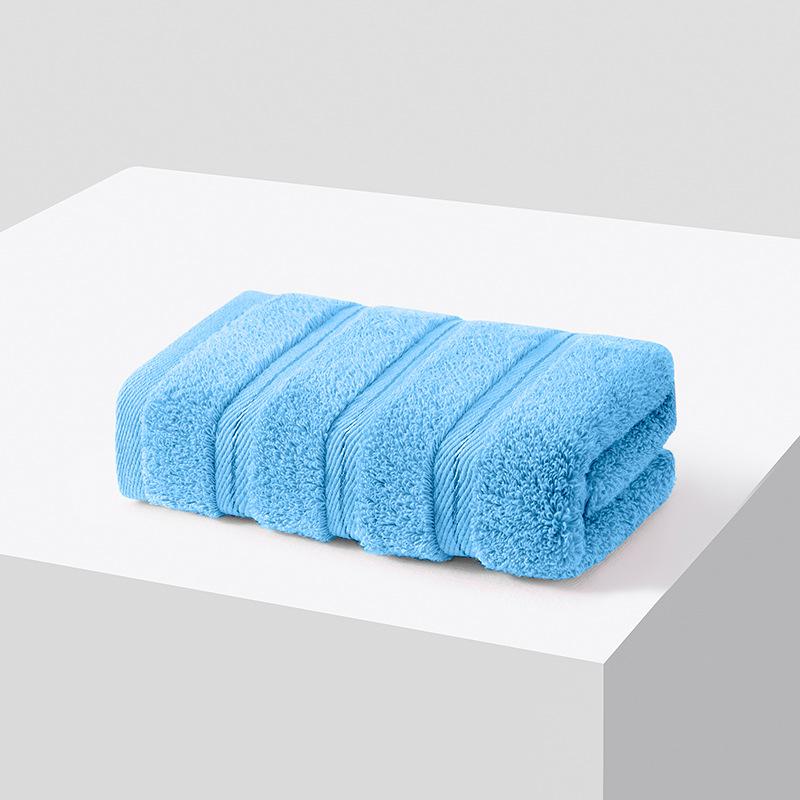 Vícebarevné ručníky z čisté bavlny, domácí hladké bavlněné ručníky na obličej lze vyšívat