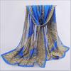 10 Colors Fashion Women Chiffon Scarf Polyester Print Autumn Summer Pattern Silk Scarves Shawl