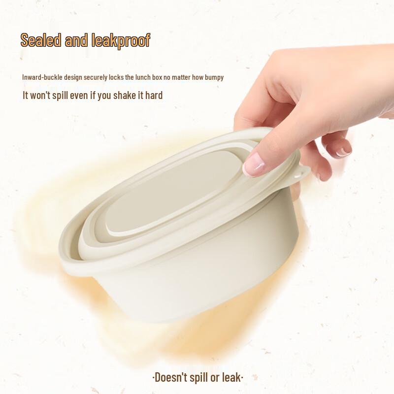 Jiwanggu 1500ml Biodegradable Corn Starch Disposable Lunch Box with Lid