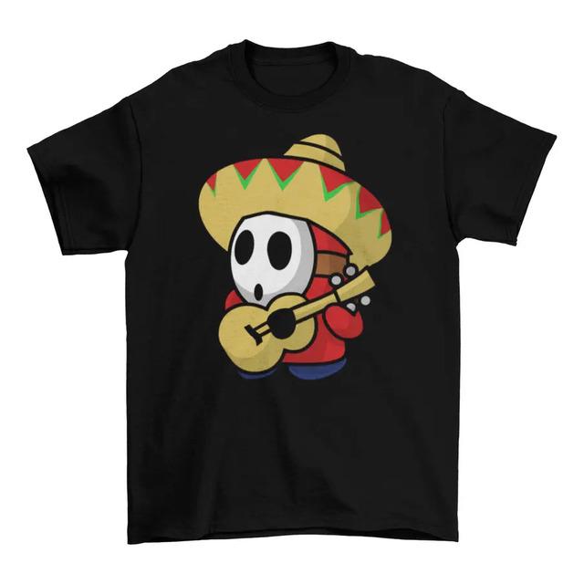 Camiseta De Guitarra Shy Guy Mexican Fiesta S