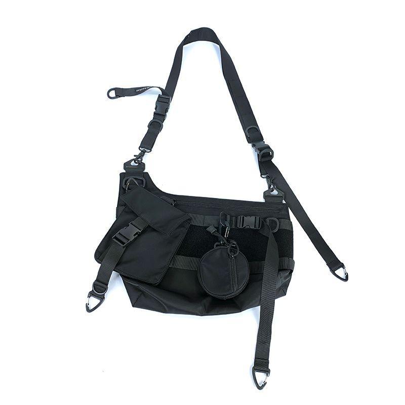 

Original Medkai Street Trendy Detachable Crossbody Bag Black (with black shoulder strap)