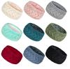 Wide Headbands Fleece Hair Accessories Women Cable Knitted Warm Turban Headwrap Thick Chunky Ear Warmer Crochet Hairbands Bandanas Hair Accessories