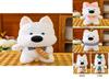 Adorable Plush West Highland White Terrier Dog Doll Soft Stuffed Animal Toy 30cm