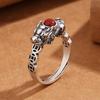 New 925 Sterling Silver Vintage Animal Ring Adjustable Simplicity Fashion Exquisite for Women Girlfriend Jewelry Wedding Gifts