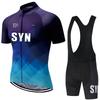 2026 SYN New Men's Cycling Jersey Set, Summer Sponge Seat Cushion, Cycling Bib, Road Bike, Bicycle Top, Bicycle Sports Shirt Set