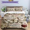 3pcs Friendship's Depth Bedding Set, Including 1 Quilt Cover and 2 Pillow Shams, Without Filling, Soft and Comfortable Home Bedroom Fabric