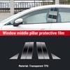 Transparent TPU For MAZDA 3 -2024 Car Center Console Media Dashboard Navigation Anti-scratch Protector Interior Film