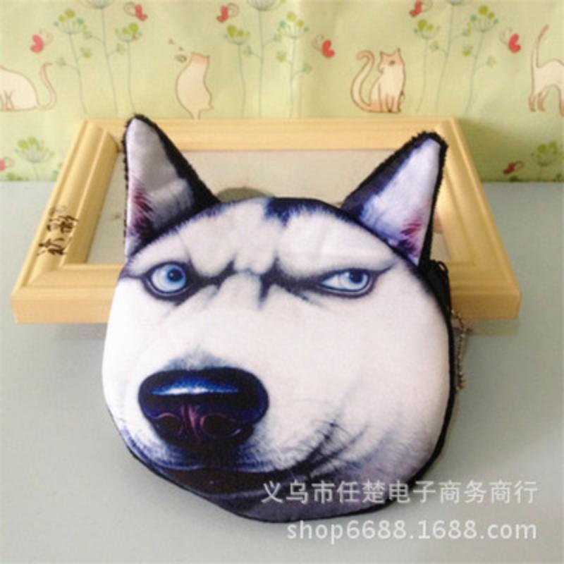 Cat Coin Purse Meow Star Dog Wallet Cute Cartoon Gift Coin Card Bag Key Bag Coin Pouch Clutch Bag Wholesale