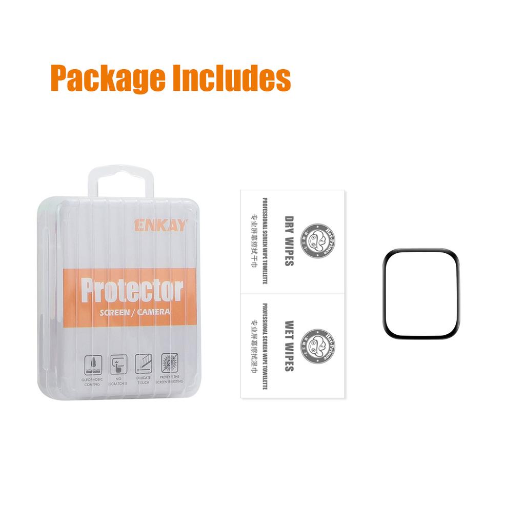 For Xiaomi Redmi Watch Move Screen Protector ENKAY HAT PRINCE 3D Curved PC + PMMA Ultra Clear Film