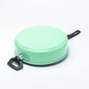 26cm Cast Iron Nonstick Frying Pan With Glass Lid Gas Induction Stove Home Kitchen Use