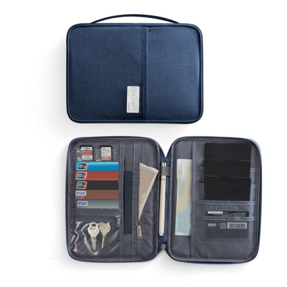 Large Capacity Passport Bag Card Holder Card Storage Bag Travel Wallet  Travel Accessories