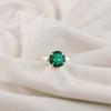 Chrome Diopside Gemstone 925 Sterling Silver Statement Ring For Wedding Gift RR-72-9