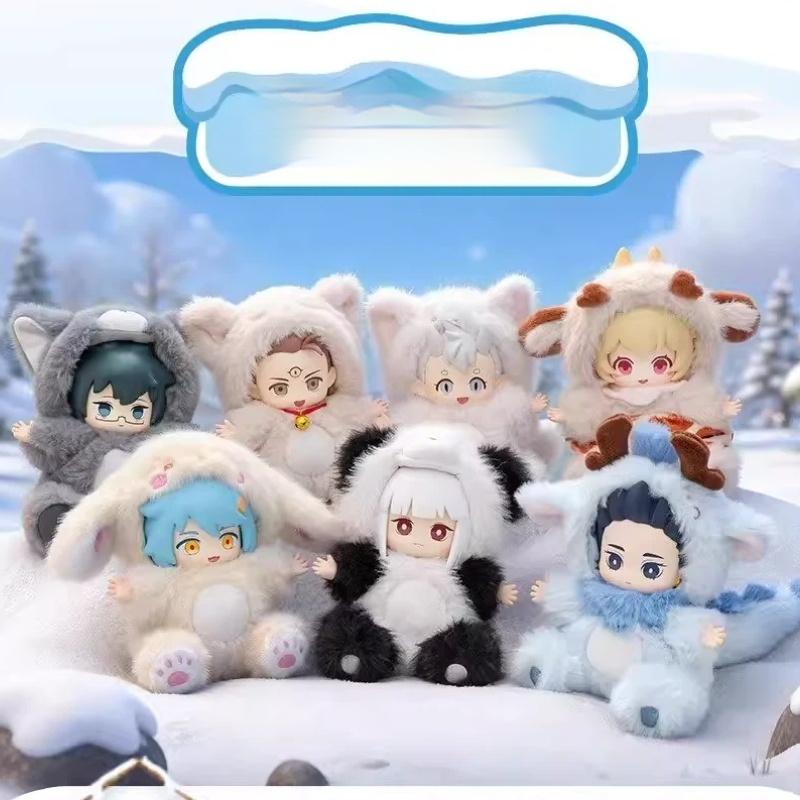Non Human Zai Rongrong Winter Series Plush Blind Box Cute Stuffed Toy Collectible Anime Peripheral Gift For Girls