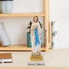 Blessed Virgin Mother Mary Sculpture with Praying Hands Religious Gift