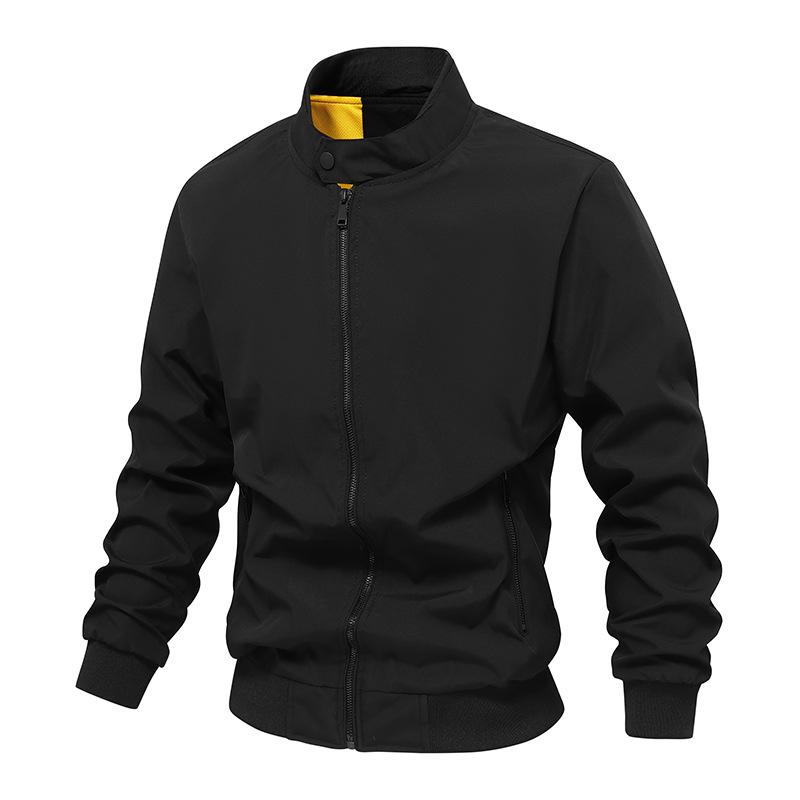 

Трендовая свободная куртка на весну и осень 5XL чёрный