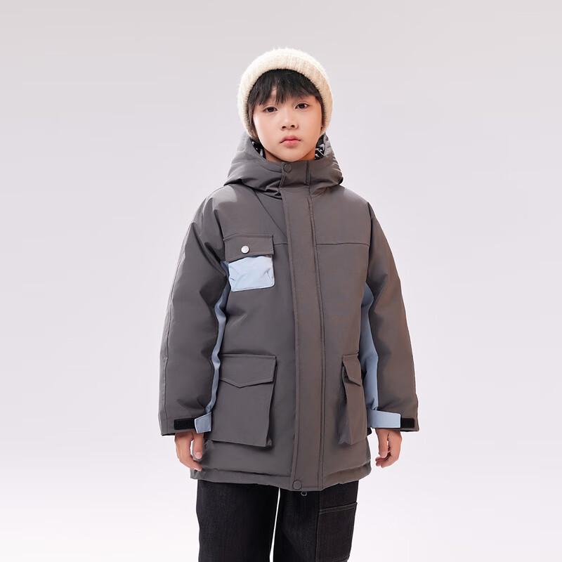 EBAER Kids' Hooded Outdoor Warm Cotton Jacket
