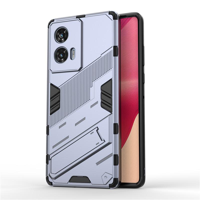 For Motorola Edge 50 Fusion Case For Motorola Edge 50 Fusion Cover 6.7 Inch Punk Armor Shockproof Hard Rubber Bracket Bumper