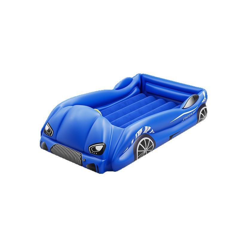 Pursuefree Inflatable Racing Car Mattress for Kids - Indoor & Outdoor Use