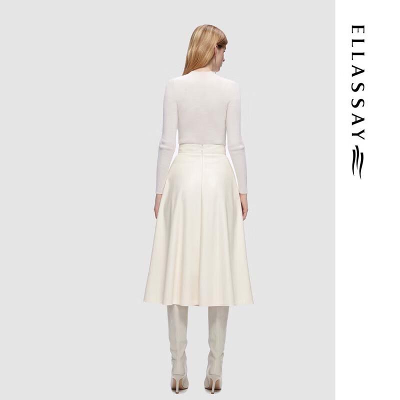 ELLASSAY Women's Wool Slim-Fit Knit Sweater