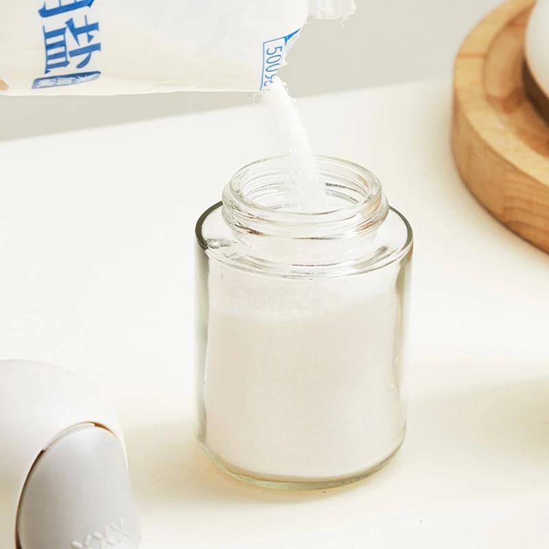Tuzluk 0.5G Ölçüm Şekeri Çalkalayıcı Kavanoz Baharat Düzenleyici Tuz Tankı Şeker Şişesi Mutfak Düzenleyici ve Saklama Kabı