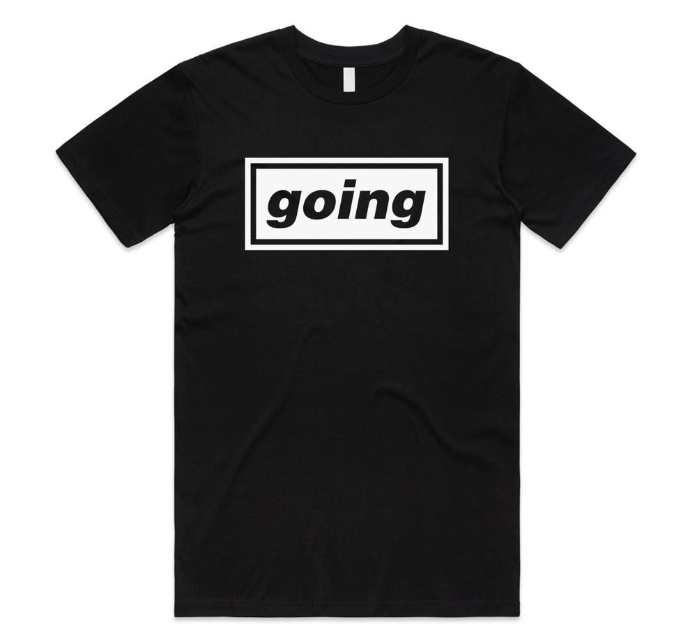 

Going T-shirt Top 2025 UK Music Tour 90 s Gallagher Britpop Funny Gift Unisex XL