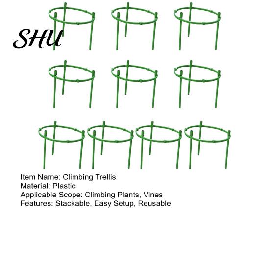Worry-free Plant Maintenance Climbing Trellis Tomato Cages Reusable Support Holder Adjustable Easy Setup Cage Frame Stackable Pergola Accessories for