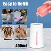 400ml Automatic Foaming Soap Dispenser 2-Level Adjustable Touchless Soap Dispenser Electric Rechargeable Foam Hand Soap Dispenser for Bathroom Kitchen