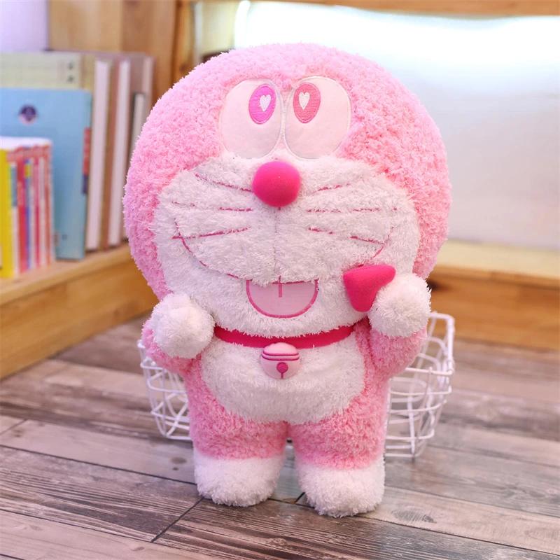 Kawaii Doraemon Plush Toy Lovely Valentine's Day Gift Girlfriend Stuffed Doraemon Doll Home Decor Sofa Bed Cuddly Pillow Doll