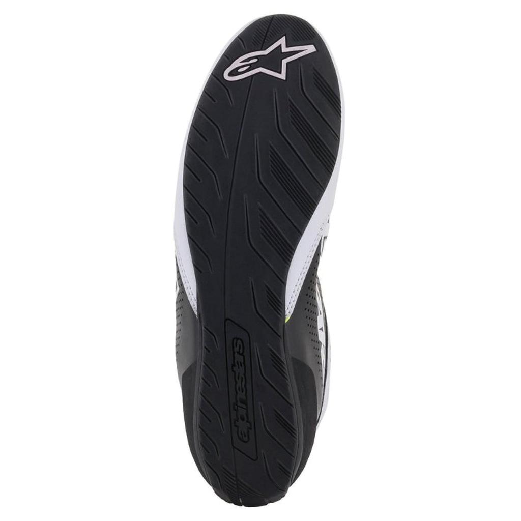Alpinestars TECH-1 K ST V2 Kart Shoes, White/Blue/Yellow, 7.5 (Product Code: 2711521-215-7.5)