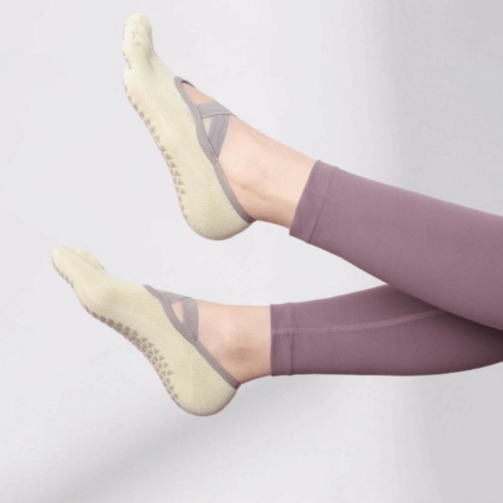 Breathable Five-Finger Socks Anti-slip Grip Pilates Boat Socks New Yoga Socks  for Home Exercise