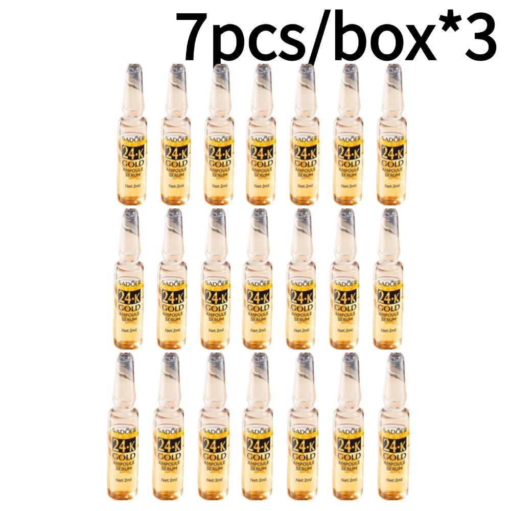SADOER 24k Gold Ampoule Essence Moisturizing Brightening Hydrating Facial Essence Vitamin C Facial Essence