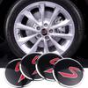 4Pcs 56/60mm Car Wheel Tire Hub Center Cap Cover Auto Accessories For MINI Cooper S JCW WORKS R55 R56 F55 F56 R57 R58 R59 R60