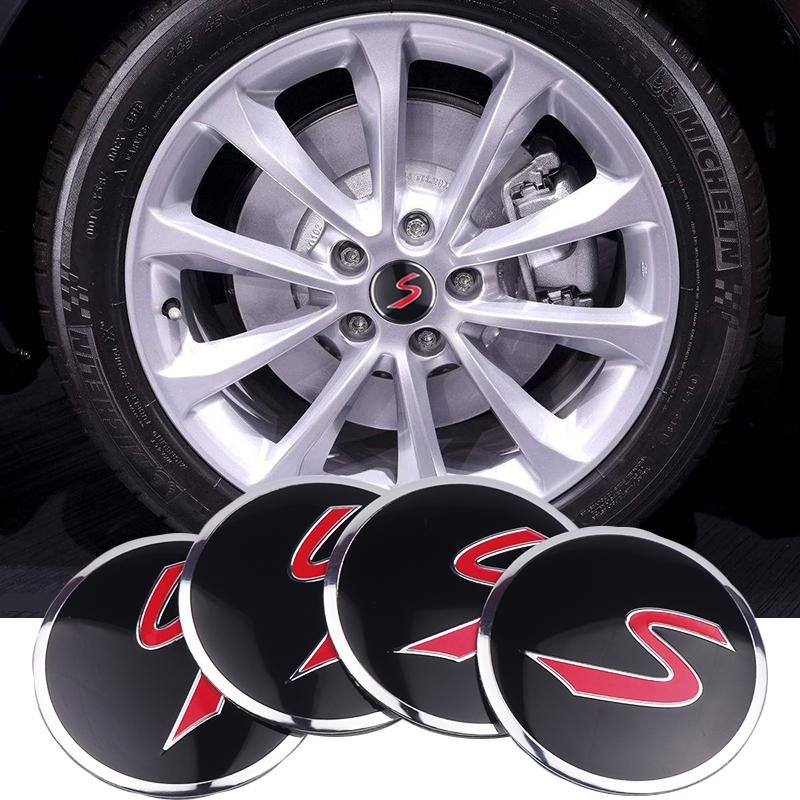 4Pcs 56/60mm Car Wheel Tire Hub Center Cap Cover Auto Accessories For MINI Cooper S JCW WORKS R55 R56 F55 F56 R57 R58 R59 R60