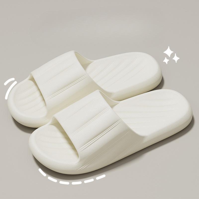 Indoor Eva Soft Sole Home Slippers Women Lightweight Comforable Non Slip Bathroom Shoes Woman Solid Color Platform Indoor Slides