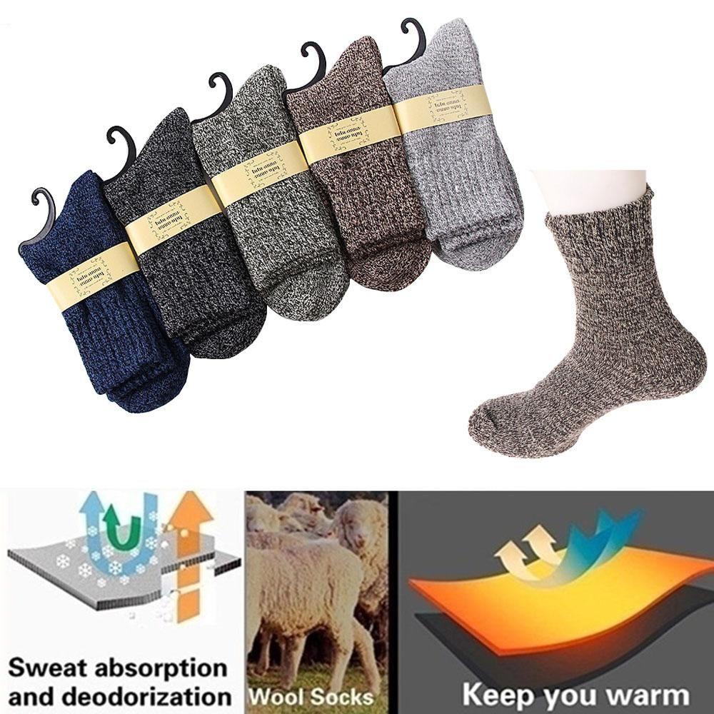 

Sports Thicken Thermal Winter Warm Cashmere Hosiery Men s Sock Wool Socks