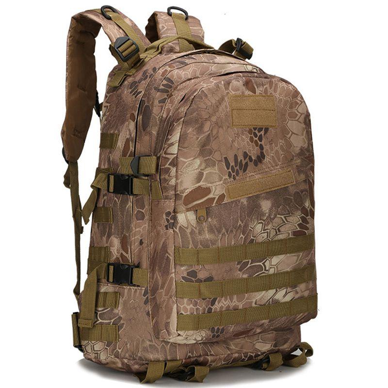 Military Tactical 40l Shoulder Backpack Rucksack Hiking Camping Trek Bag Outdoor
