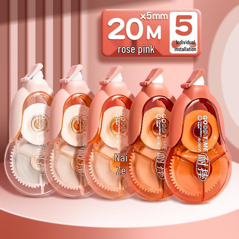 Durable & Stylish Correction Tape, Large Capacity, Seamless Design - Ideal for Junior High Students, Girls.
