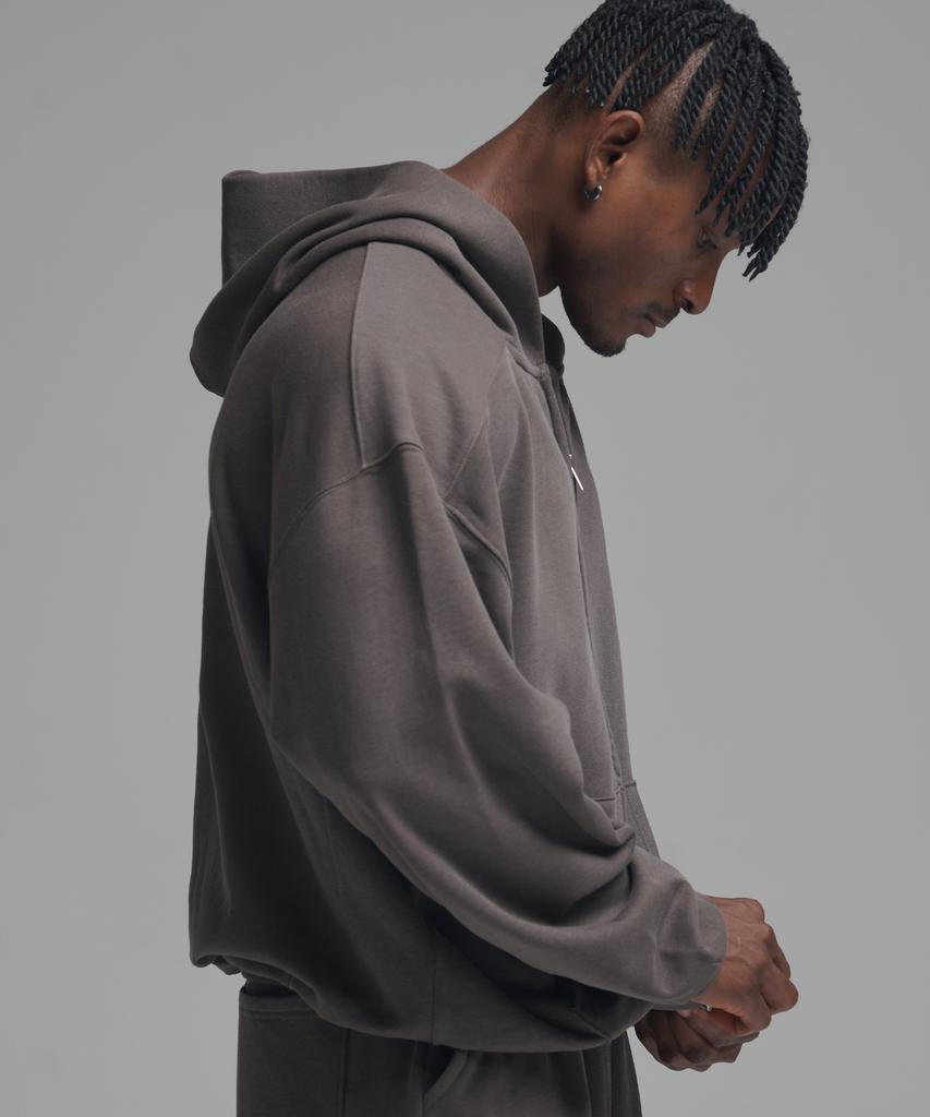 Phermenon [Set] Pigment Oversized Cut 2-Way Zip-Up Hoodie + Pigment Oversized Wide String Jogger Pants (3 Colors)