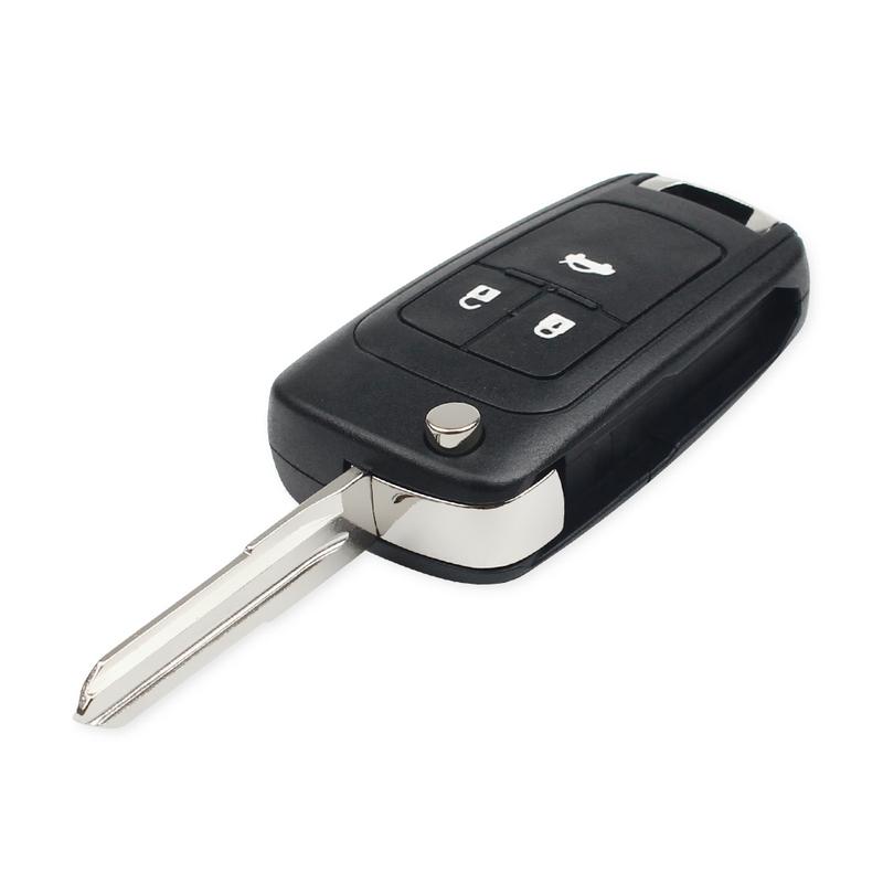 KEYYOU Modified Flip Folding Remote Key Shell For Chevrolet Cruze Aveo 2/3 Buttons Blank Case Fob Car-Styling Left / Right Blade