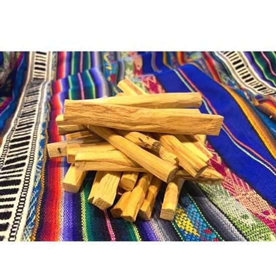 Juicy Spicy Palo Santo Stick Peru Origin Certified 8 Pieces Incense Smudge Sticks Pack - Sustainably Sourced from