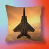 Cool Aircraft  Doublesided printed pillow cover Solid color minimalist pillowcase fits all bedroom styles