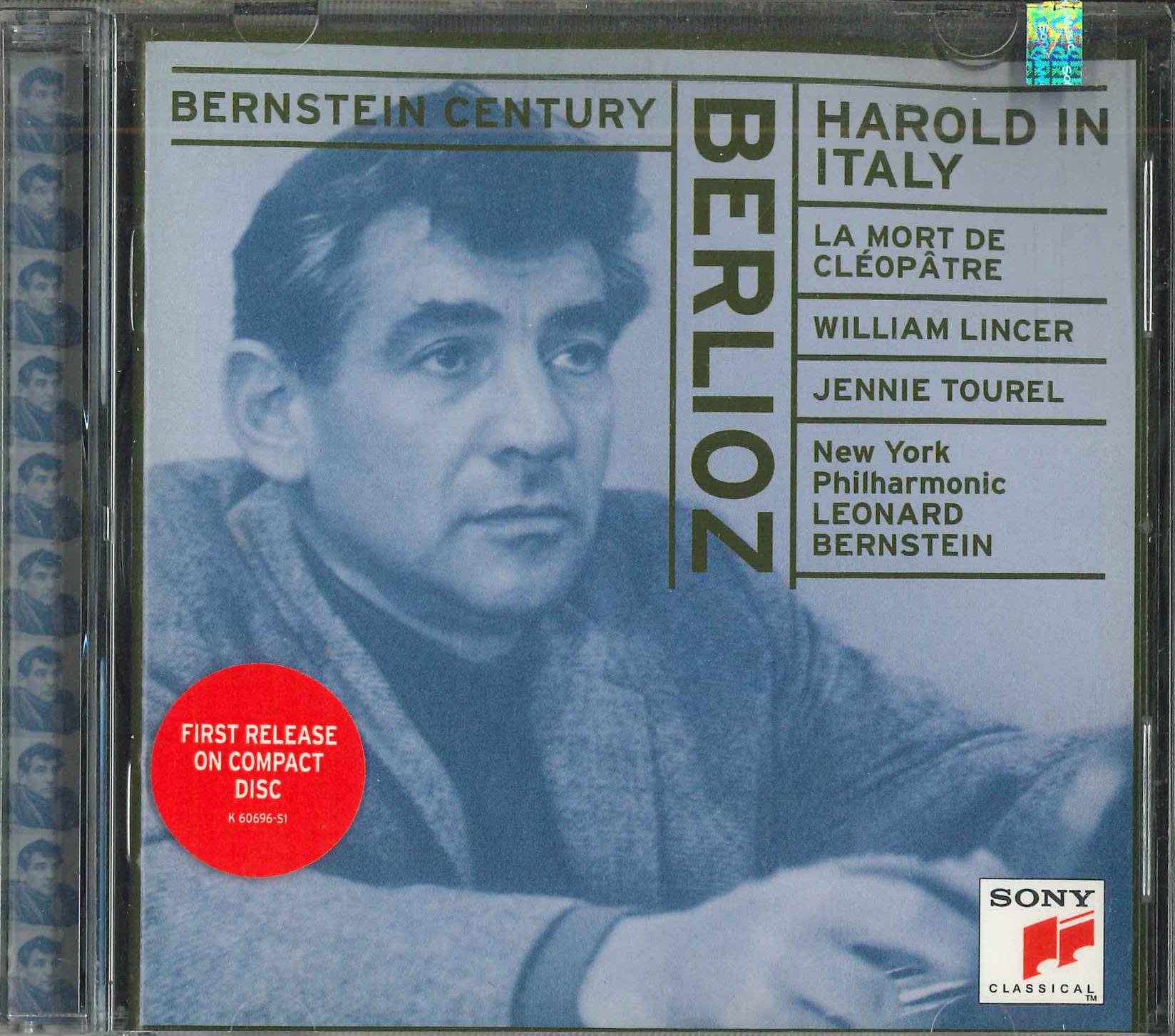 

CD BERNSTEIN - Berlioz: Harold In Italy SMK60696 SONY CLASSICAL US Classical Used