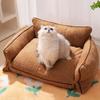 Berber Fleece Dog Bed Fully Detachable Washable Pet Cat Dog Sofa Beds Thickened Soft PP Cotton Filling Pet Dogs Accessories