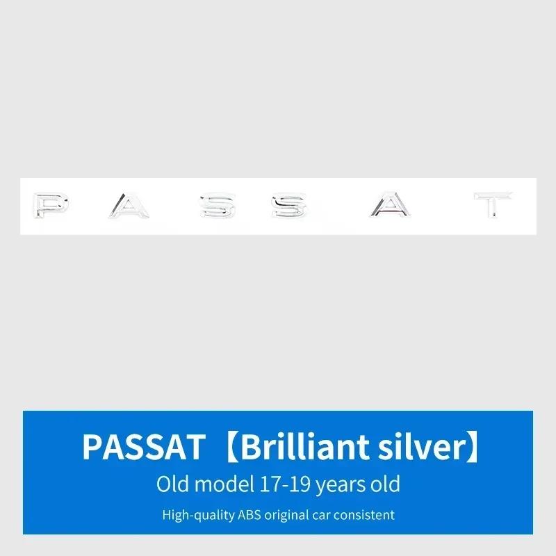 Bxfzp9 1Pcs ABS Car Logo Letter Sticker Rear Tail Door Trunk Sticker Rear Emblem Sticker FOR VW Passat 2016-2021 Accessories Styling