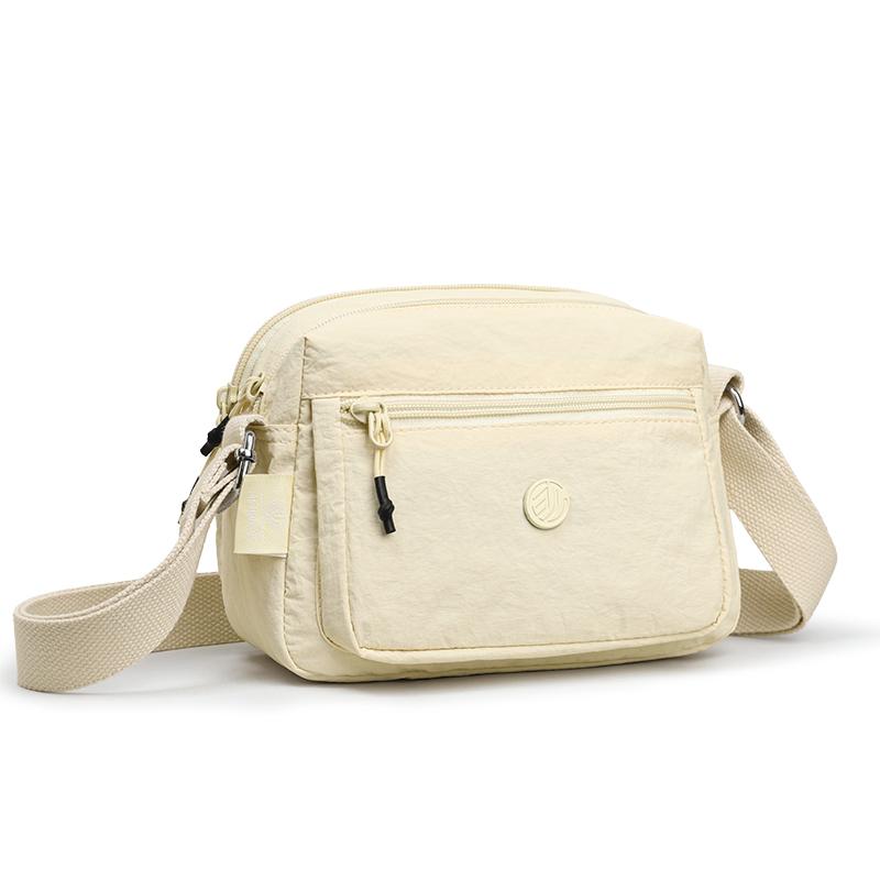 Lightweight Nylon Crossbody Bag for Women Casual Shoulder Handbag with Multi Pockets